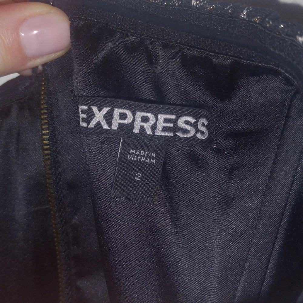 Express Cocktail Snake Print Dress Size 2 - Picture 3 of 4